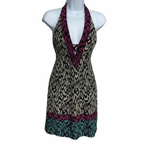 Nanette Lenore Silk Printed Mini Dress‎ White 0